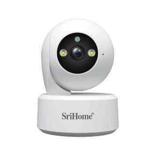 دوربین مداربسته 4K مدل SriHome SH064 سری هوم – 8MP با دید در شب رنگی و WiFi دو بانده